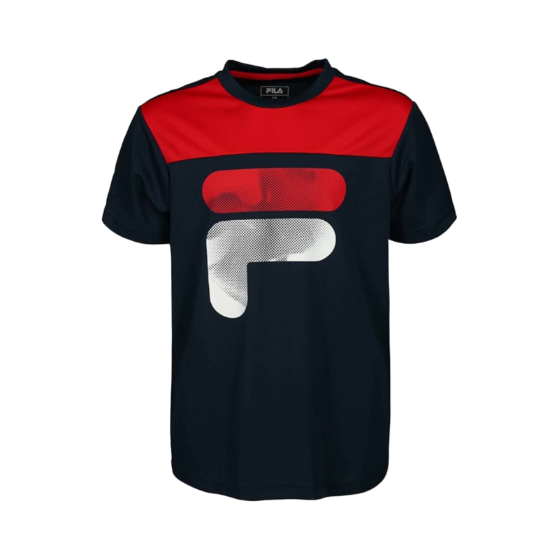 Fila red white and blue shirt online