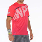 T-shirt Bullpadel Ritter 499 Carmesi Fluor