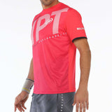 T-shirt Bullpadel Ritter 499 Carmesi Fluor