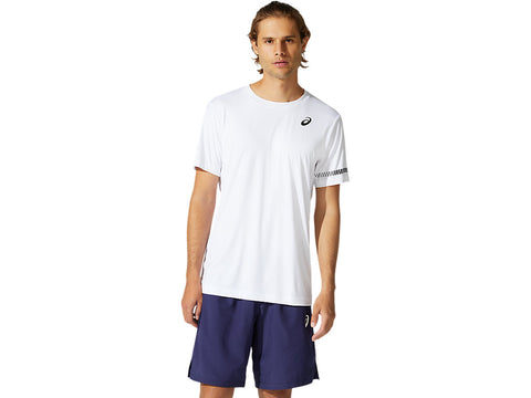 HP T-shirt Asics Court M SS Tee 100 Brilliant White