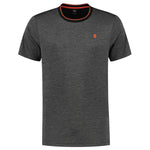 T-Shirt K-Swiss Hypercourt Double Crew Jet Black Melange