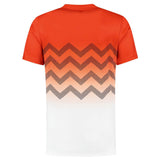 HP T-Shirt Hypercourt Print Crew 2 Spicy Orange