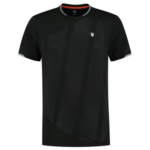 HP T-Shirt K-Swiss Hypercourt Shield Crew 2 Jet Black