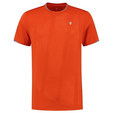 HP T-Shirt K-Swiss Shield Crew 2 Spicy Orange