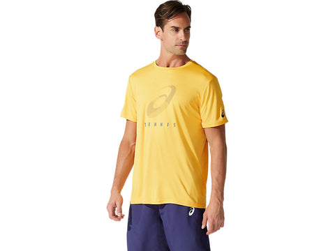 HP T-Shirt ASICS Court M Spiral Tee Tiger Yellow