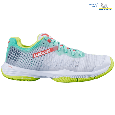 Sapatilhas Babolat Jet Ritma Women Grey/ Spring Bouquet