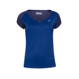 HP Top Babolat Play Cap Sleeve Top Women Estate Blue