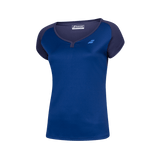 HP Top Babolat Play Cap Sleeve Top Women Estate Blue