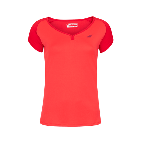 HP Top Babolat Play Cap Sleeve Top Women Tomato Red