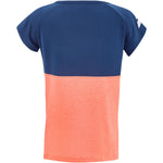 HP Top Babolat Play Cap Sleeve Fluo Strike/ Estate Blue