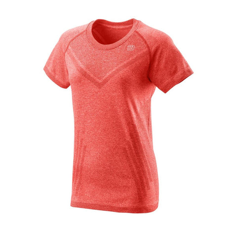 HP T-Shirt Wilson W PWR SMLS Crew Hot Coral