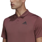 HP Polo Adidas Club Quiet Crimson/Black