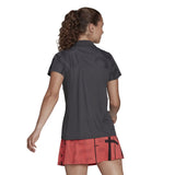 HP Polo Adidas Club Graph Polo Grey Six/ Acid Red