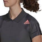 HP Polo Adidas Club Graph Polo Grey Six/ Acid Red
