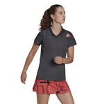HP Polo Adidas Club Graph Polo Grey Six/ Acid Red