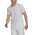 HP T-Shirt Adidas London Woven White / Impact Yellow