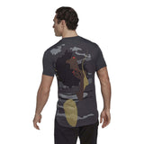 HP T-Shirt Adidas NY Printed TEE CARBON