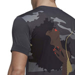 HP T-Shirt Adidas NY Printed TEE CARBON
