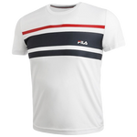 Fila Trey 006 T-shirt - White/Peacoat Blue/Fila Red