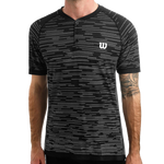 HP Polo Wilson M Competition Seamless Henley Black/White