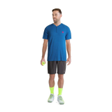 Wilson M Competition Polo Seamless Henley Imperial Blue