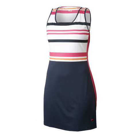 Fila Audrey 146 Peacoat Blue/ Awning Stripe/ Fuchsia Dress