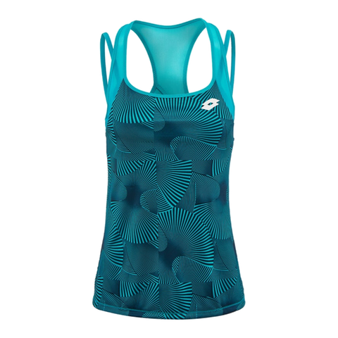 HP Top Lotto Tennis Tech Tank PRT PL W Blue Bird