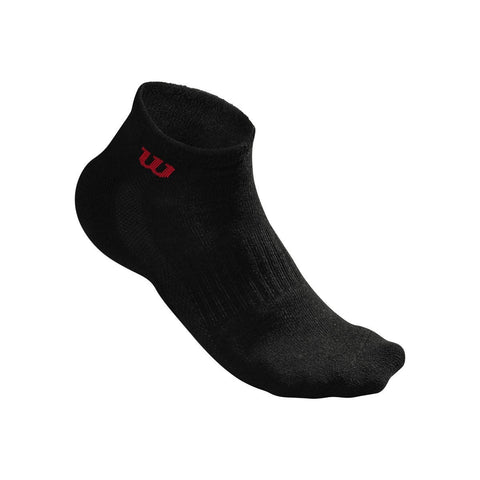 Wilson M Quarter Sock 3PR/PK Black Socks