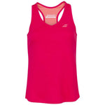 Babolat Play Tank Top Women Red Rose
