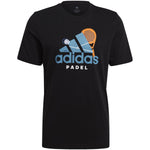 HP T-shirt Adidas Padel CAT Black
