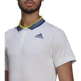HP Polo Adidas FLFT PB HR White/Crew Navy