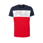 Fila Reggie 502 T-shirt - Peacoat Blue/White/Fila Red