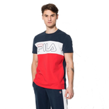 Fila Reggie 502 T-shirt - Peacoat Blue/White/Fila Red