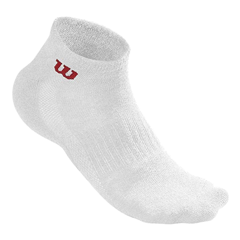 Wilson M White Quarter Sock 3PR/PK