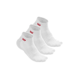 HP Meias Wilson M White Quarter Sock 3PR/PK