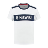 HP T-Shirt K-Swiss TAC Heritage Sport Logo Tee White/ Navy